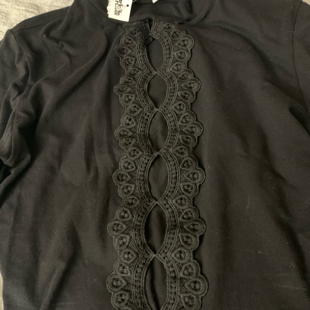 Charlotte Russe high neck crop top